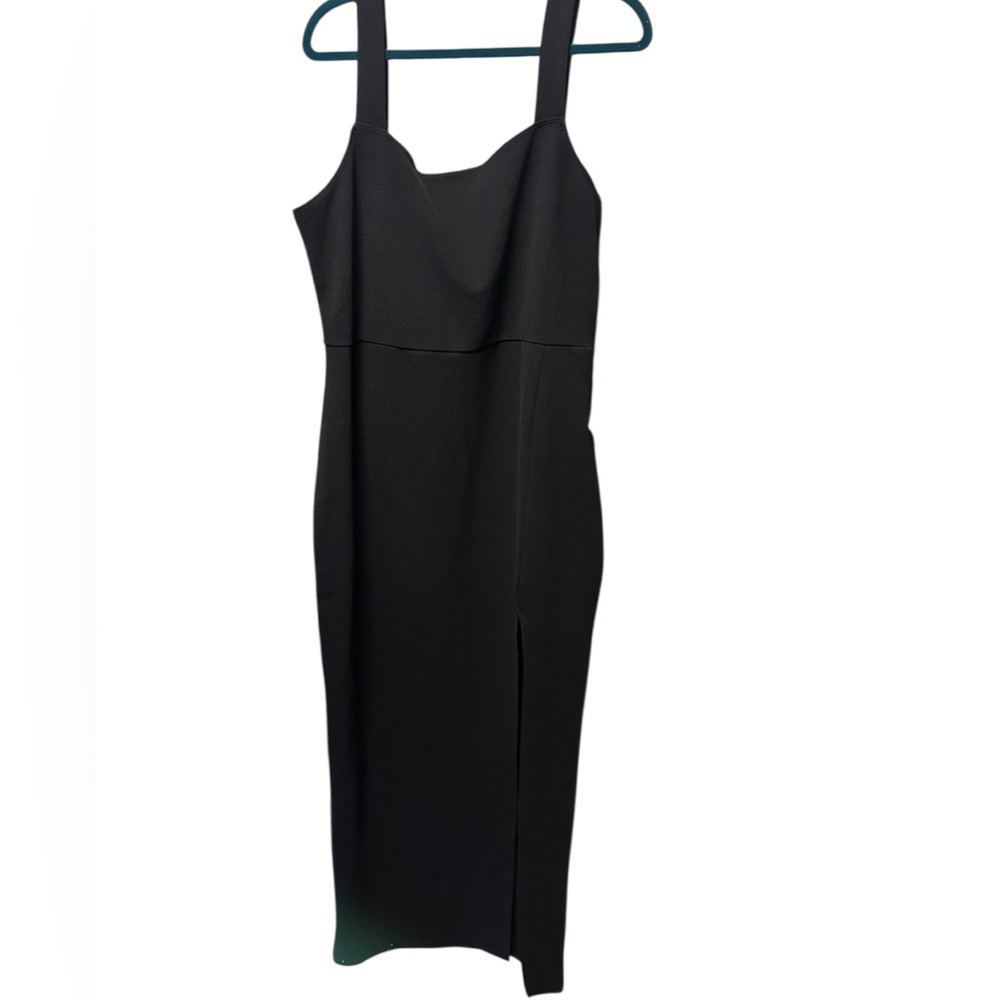 NWOT SHEIN Simple Black Dress - Picture 2 of 6
